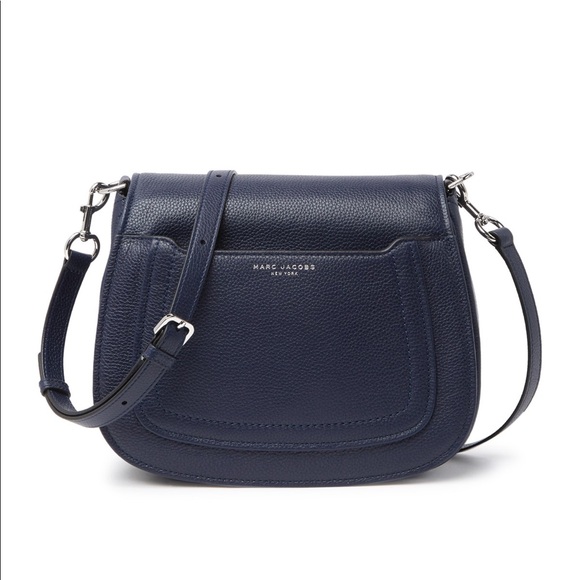 Marc Jacobs Empire City Navy Leather Crossbody Bag - Picture 8 of 8